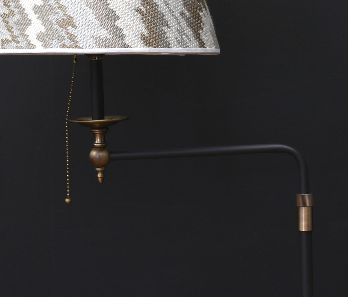 French Floor Lamp with Shade